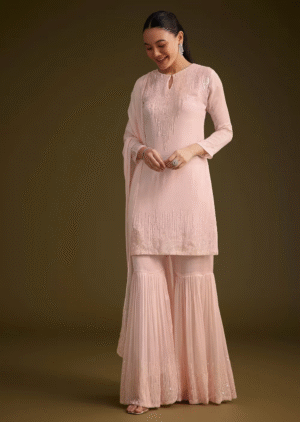 Festive Serenity – Traditional Kurta Set for Pooja Functions
